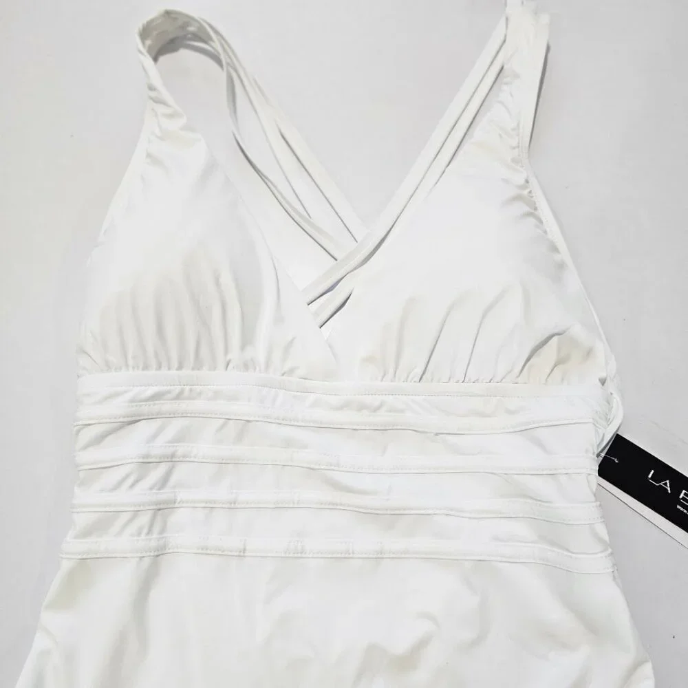 La Blanca Island Goddess Multi Strap Mio One Piece Swimsuit - Picture 6 of 11